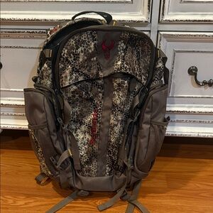 Brown and Gray Backpack for Men